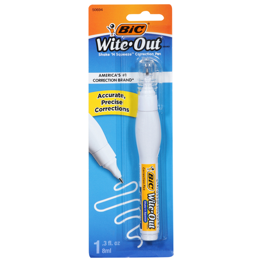 BIC Correction Pen, Shake 'N Squeeze