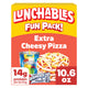 Lunchables Extra Cheesy Pizza Kids Lunch Snack Meal Kit with Capri Sun Drink & Airheads