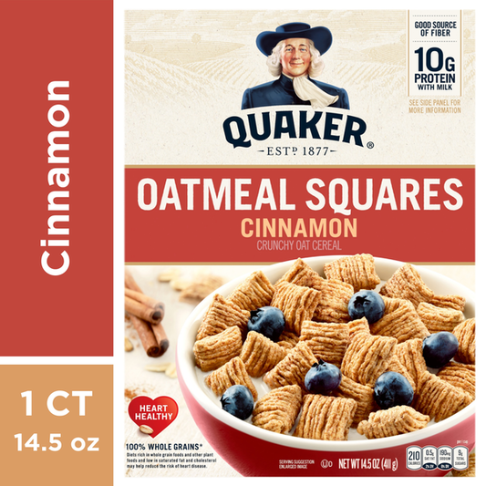 Quaker Oatmeal Squares, Cinnamon