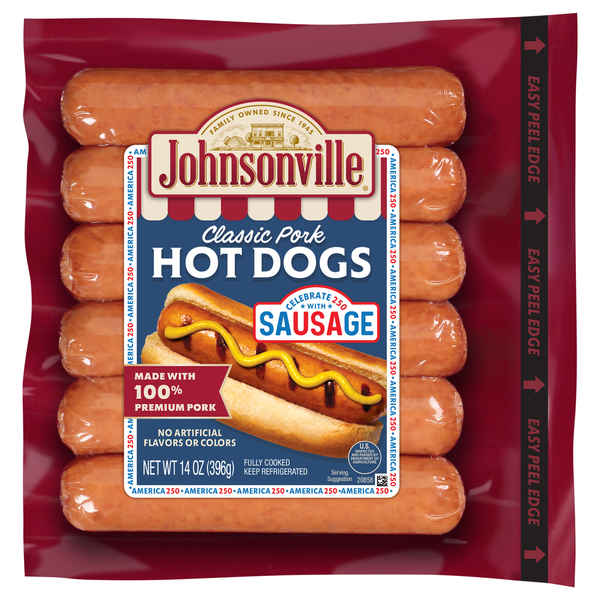 Johnsonville Classic Pork Hot Dogs