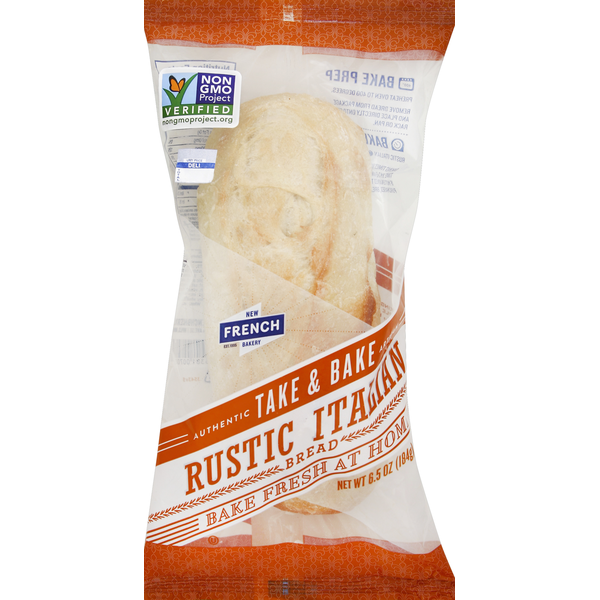 New French Bakery Bread, Rustic Italian, Take & Bake