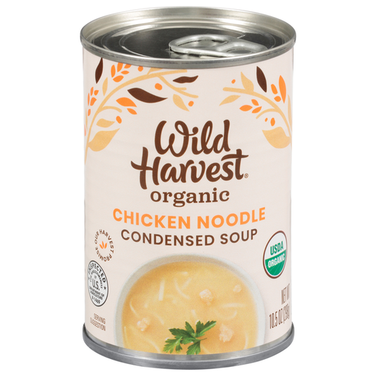 Wild Harvest Condensed Soup, Organic, Chicken Noodle