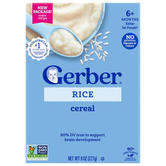 Gerber Sitter 1st Foods (6+ Months) Rice Cereal