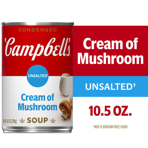 Campbell's Unsalted Cream of Mushroom Soup