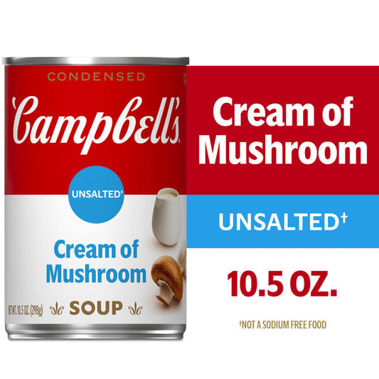 Campbell's Unsalted Cream of Mushroom Soup