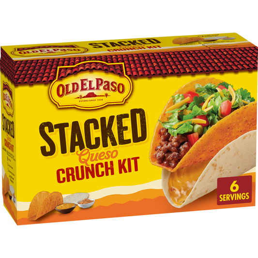 Old El Paso Stacked Queso Crunch Taco Kit