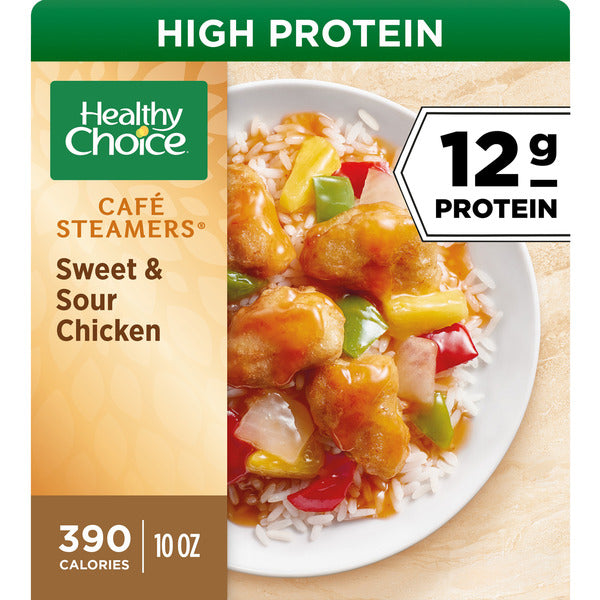 Healthy Choice Cafe Steamers Sweet & Sour Chicken, Frozen Meal