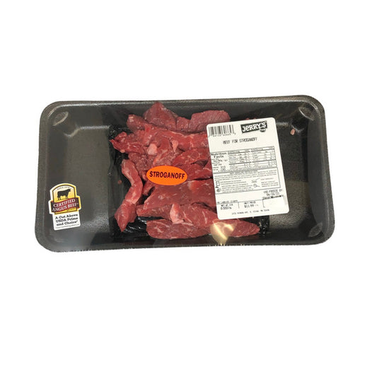 Top Sirloin Beef for Stroganoff