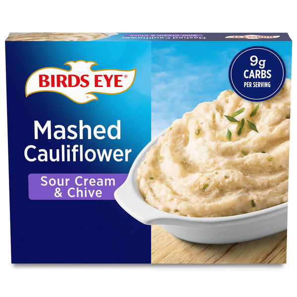Birds Eye Sour Cream & Chive Mashed Cauliflower, Frozen Sides