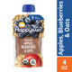 Happy Baby Organics Organics Stage 2 Baby Food Pouches, Gluten Free, Vegan & Healthy Snack, Clearly Crafted Oat & Fruit Puree, Apples, Blueberries & Oats, 4 oz.