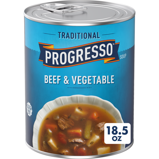 Progresso Traditional Gluten Free Beef & Vegetable Soup
