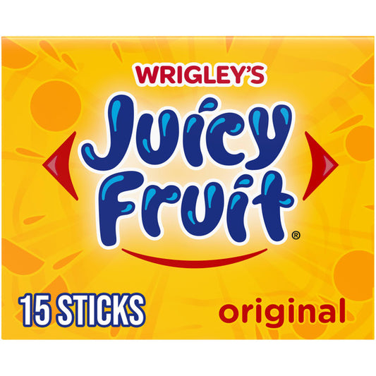Juicy Fruit Original Bubble Gum Single Pack 15 Stick