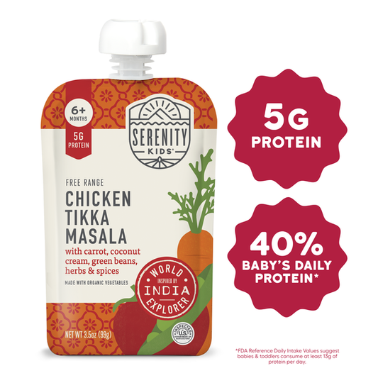 Serenity Kids Chicken Tikka Masala with Organic Vegetables, Herbs & Spices