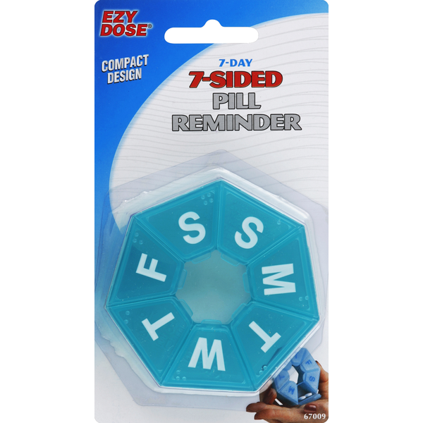 Ezy Dose Pill Reminder, 7-Day, 7-Sided
