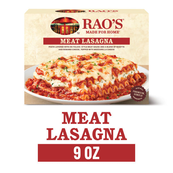 Rao's Made For Home Meat Lasagna Frozen Meal