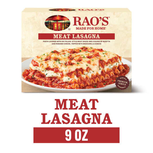 Rao's Made For Home Meat Lasagna Frozen Meal