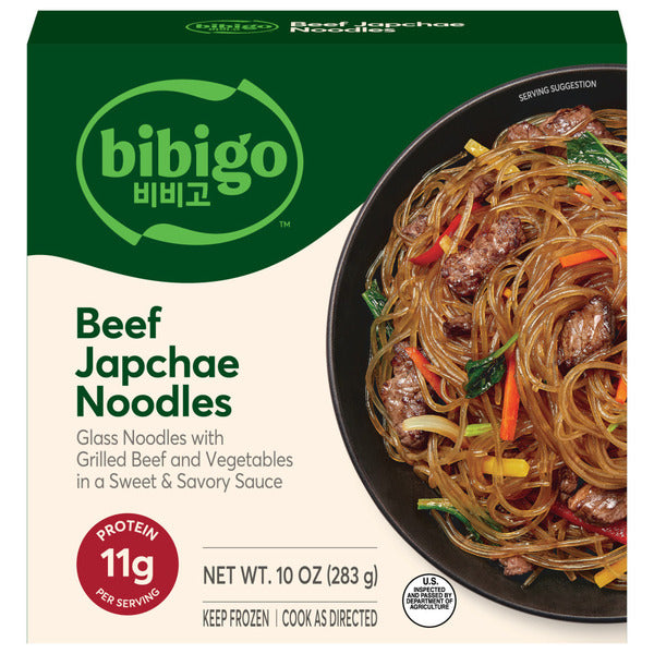 Bibigo Frozen Beef & Vegetable Japchae Noodles
