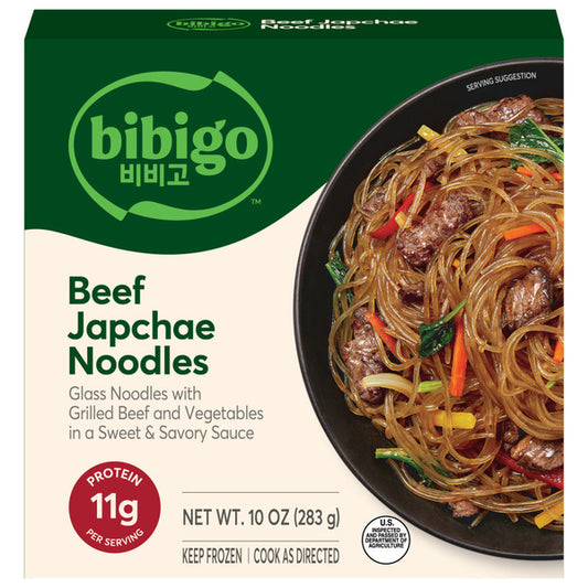 Bibigo Frozen Beef & Vegetable Japchae Noodles