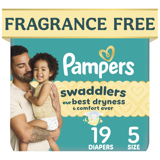 Pampers Swaddlers Diapers, Size S5
