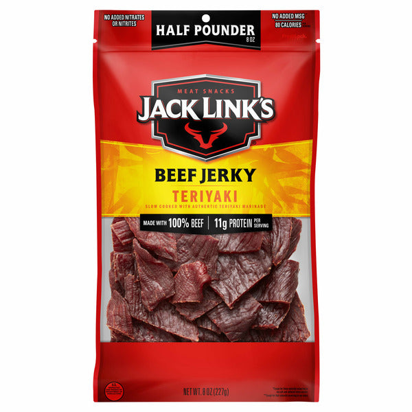 Jack Link's Beef Jerky, Teriyaki, Meat Snacks