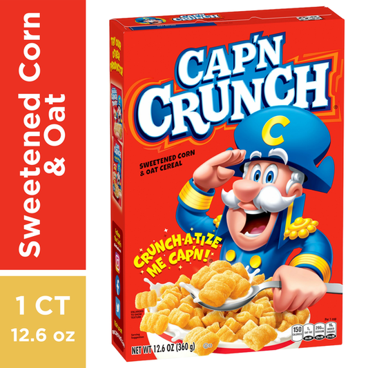Cap'N Crunch Sweetened Corn & Oat Cereal
