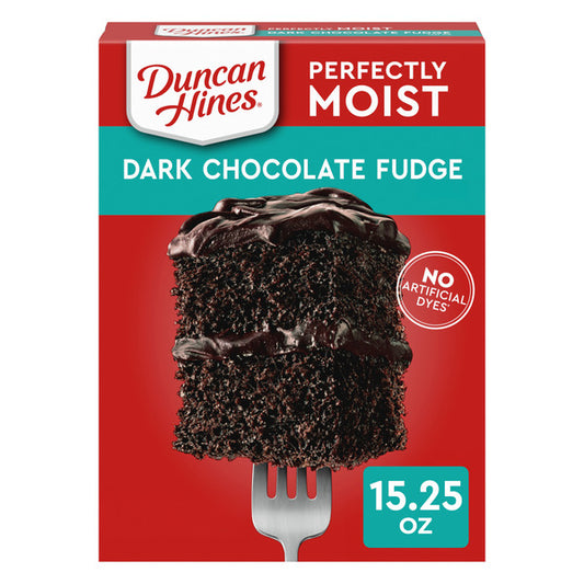 Duncan Hines Perfectly Moist Dark Chocolate Fudge Cake Mix