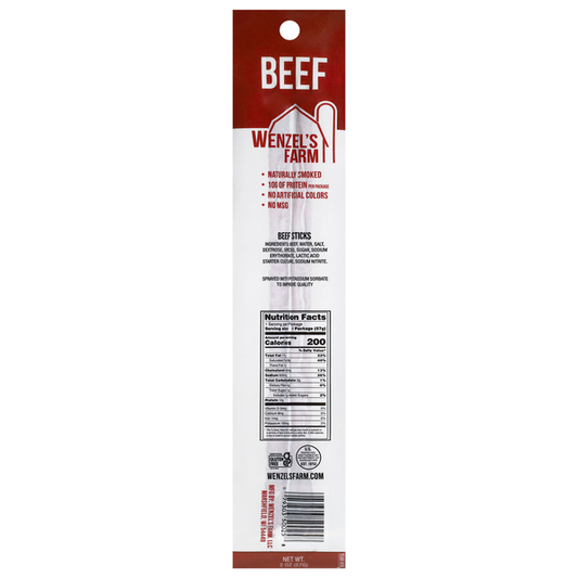 Wenzel's Farm Beef Sticks