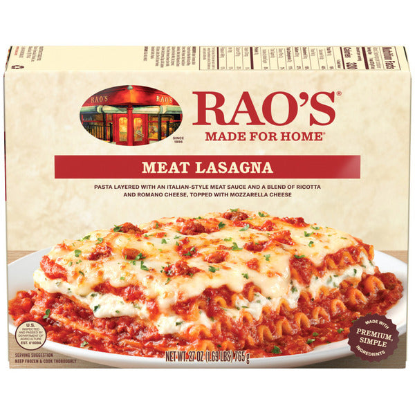Rao's Made For Home Meat Lasagna Frozen Meal