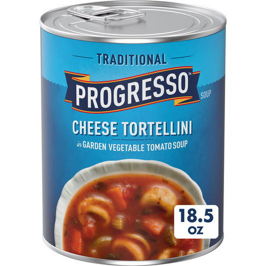 Progresso Cheese Tortellini in Garden Vegetable Tomato Soup