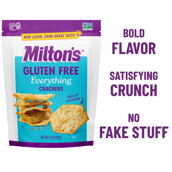 Milton's Gluten Free Crackers, Everything