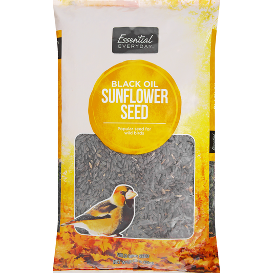 Essential Everyday Wild Bird Seed, Sunflower Seed, Black Oil