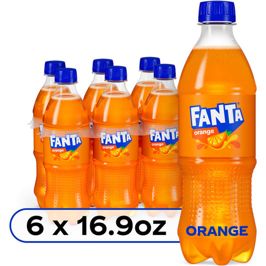 Fanta Orange Soda Bottles