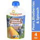 Happy Tot Organics Fiber & Protein Pears, Blueberries & Spinach Baby Food Pouch