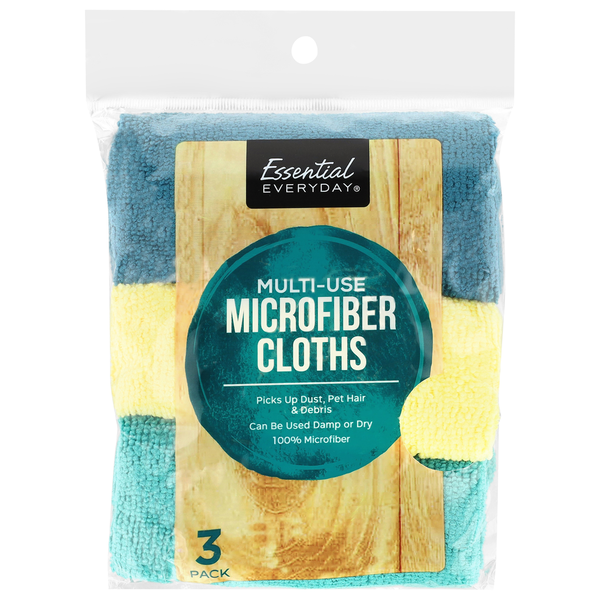 Essential Everyday Multi-Use Microfiber Cloths